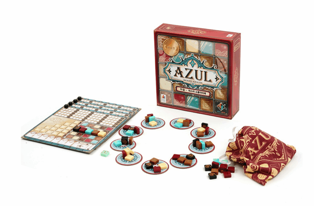 타일을 수집하고 모자이크 패턴을 완성하는 감성 전략 보드게임 아줄 Azul

