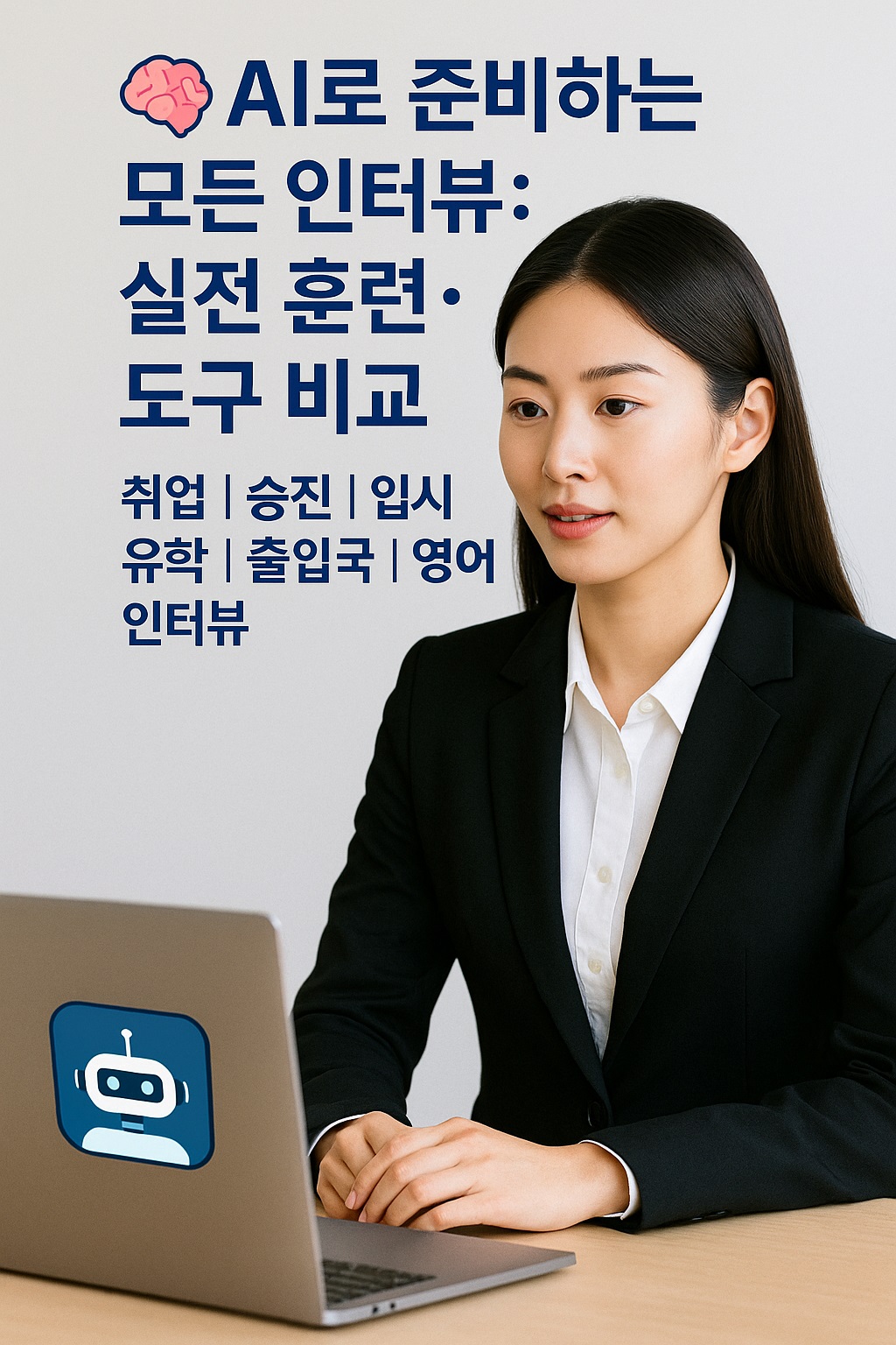 🧠 AI로 준비하는                         모든 인터뷰: 실전 훈련·도구 비교     완벽 가이드